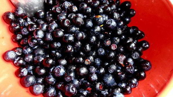 бананово-черничный смузи