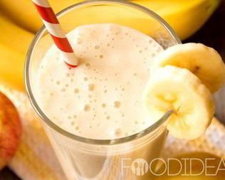 Бананово-яблочный смузи