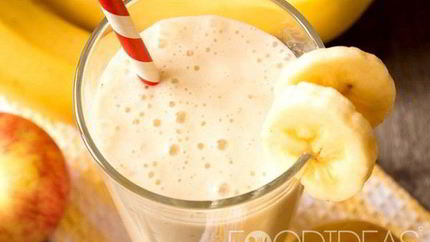 Бананово-яблочный смузи