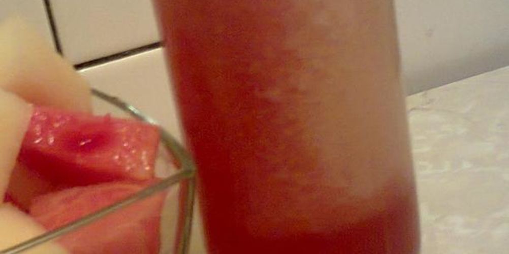 Рецепт дынно-арбузного смузи столбики