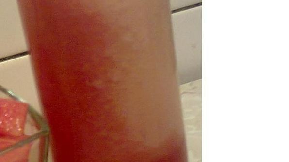 дынно-арбузный смузи столбики