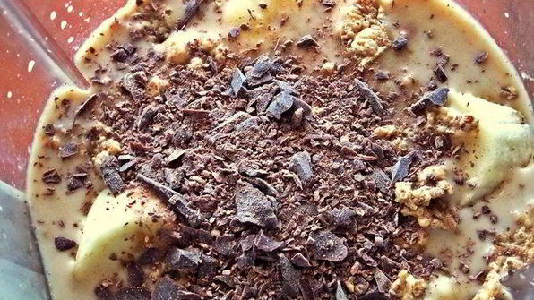 смузи кофе со сливками