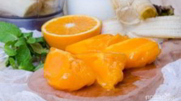 смузи с хурмой и бананом