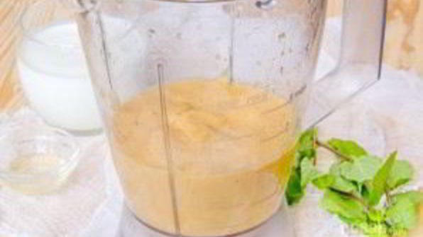 смузи с хурмой и бананом