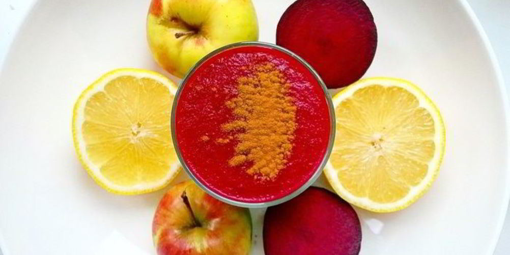 Рецепт свекольного смузи с яблоком и лимоном