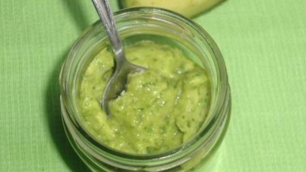 зеленый смузи кушай ложкой