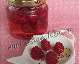 Замороженная в сахарном сиропе малина