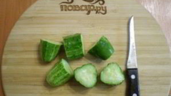 зеленый коктейль с огурцом