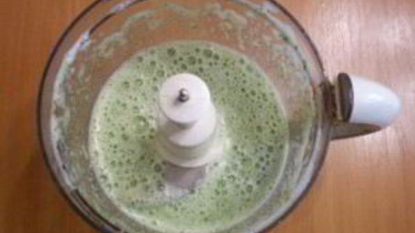 зеленый коктейль с огурцом