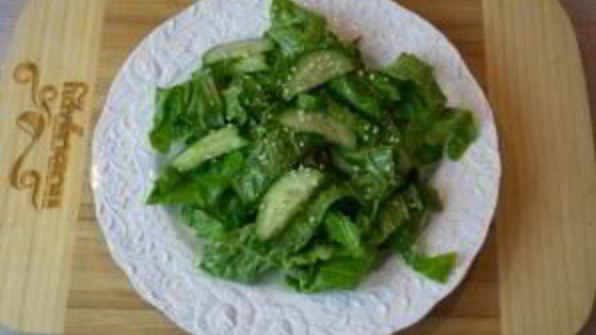 диетический салат с пекинской капустой