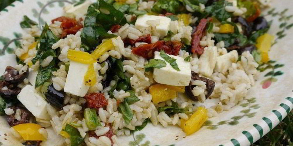 Рецепт греческого рисового салата