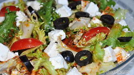 Греческий салат с фетой