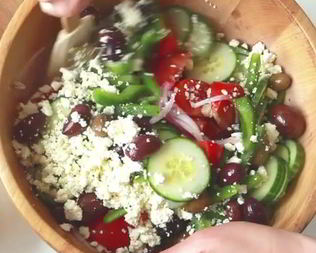 Настоящий греческий салат