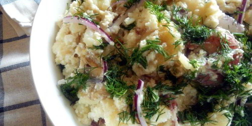 Рецепт итальянского кремового картофельного салата