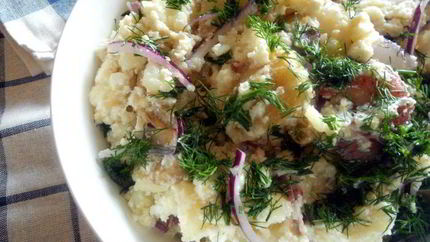 Итальянский кремовый картофельный салат