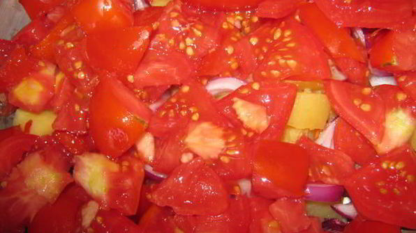 картофельный салат patates salatas