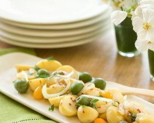 Картофельный салат по-гречески