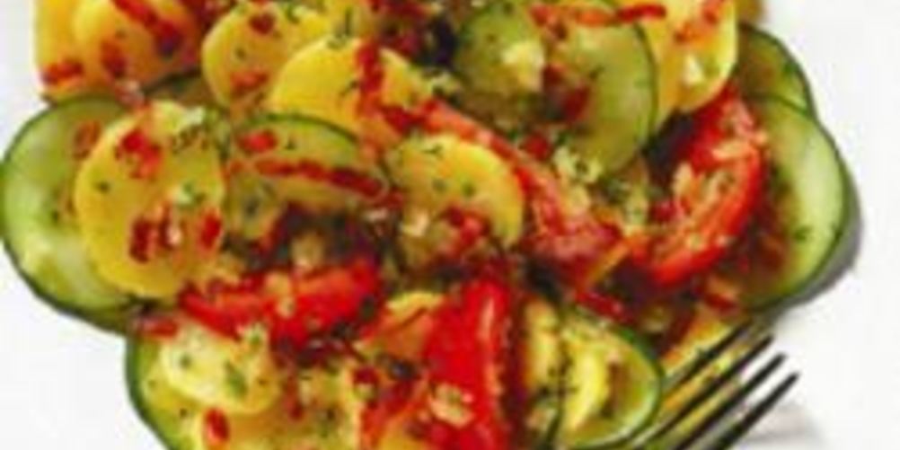 Рецепт картофельного салата с беконом