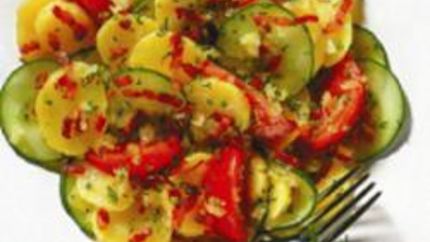 Картофельный салат с беконом