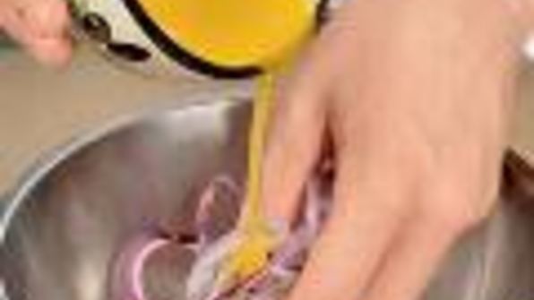 картофельный салат с сельдью