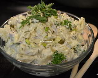 Простой картофельный салат