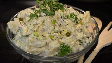 Простой картофельный салат