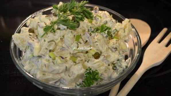 простой картофельный салат