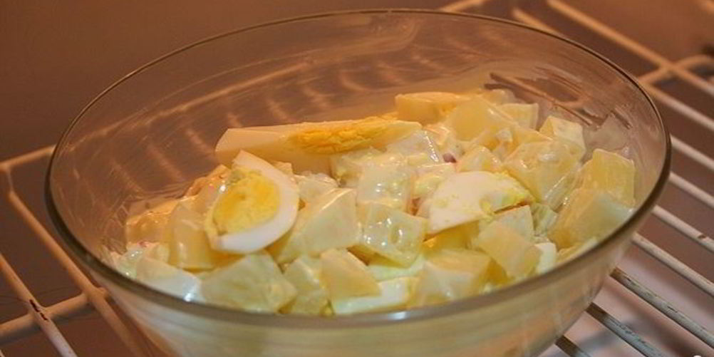 Рецепт салата картофельного с яйцом