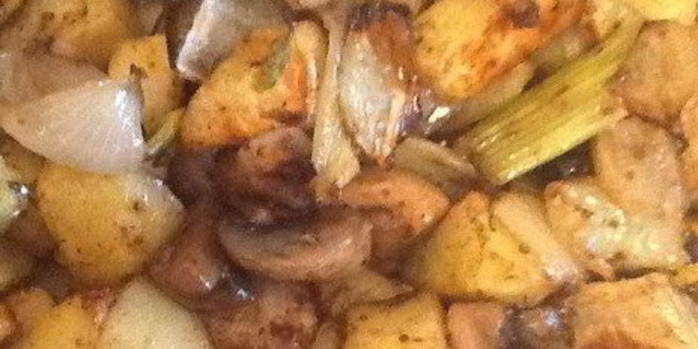 Рецепт теплого картофельного салата с фенхелем