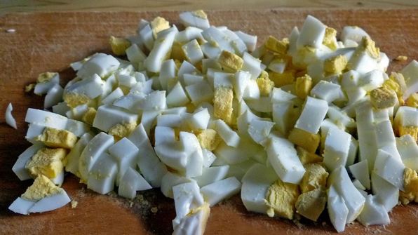 оливье классический с солеными огурцами