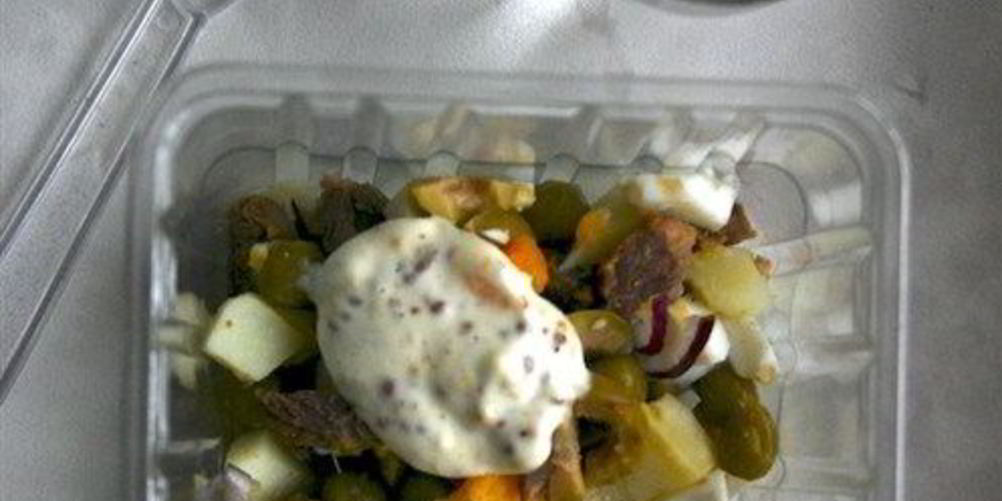 Рецепт оливье с оливками