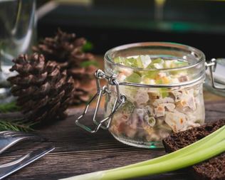 Оливье с ростбифом