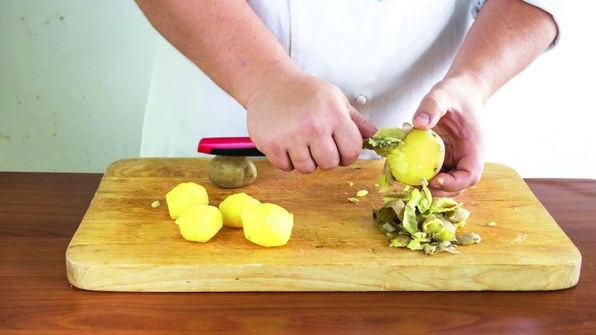 оливье с языком