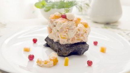 Рыбный оливье