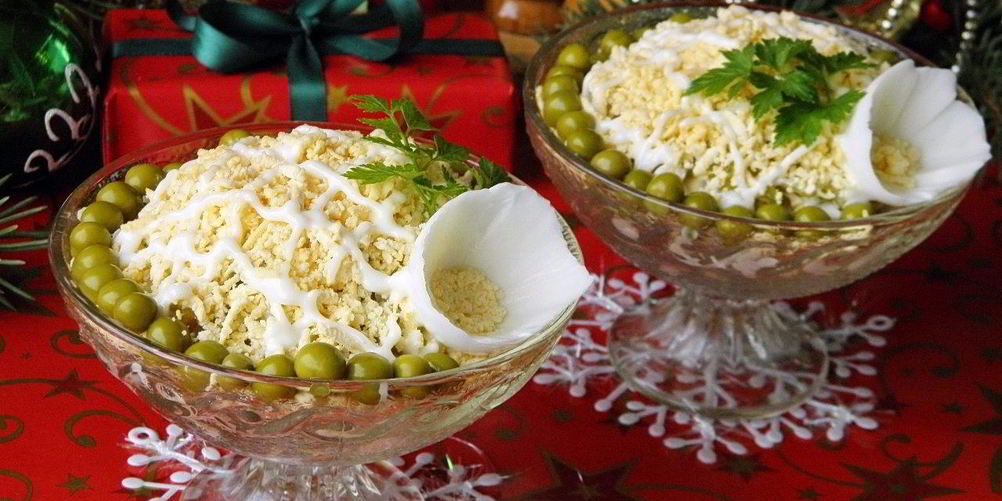 Рецепт салата оливье под шубой