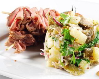 Салат оливье с кабачками