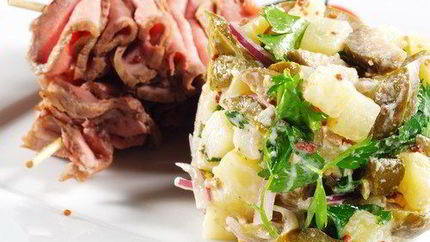 Салат оливье с кабачками