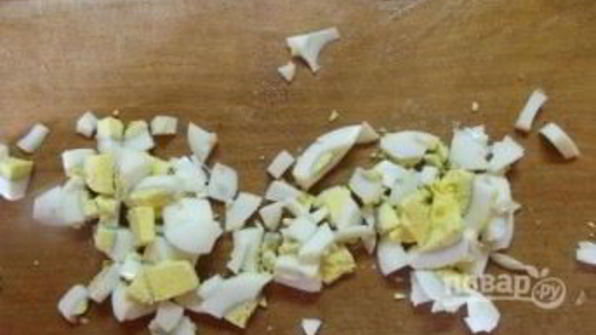 салат оливье с кальмарами