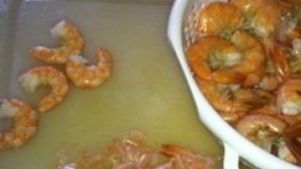 салат оливье с креветками