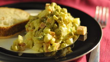 Салат Оливье с морковью