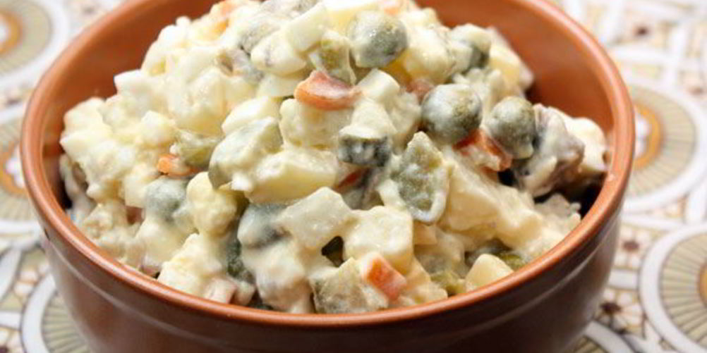 Рецепт салата оливье