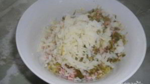 закуска оливье-рулет