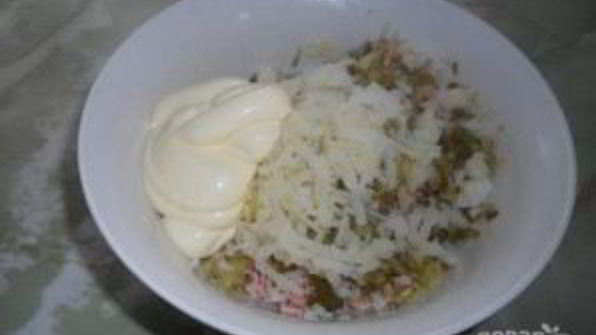 закуска оливье-рулет