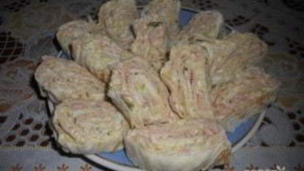 закуска оливье-рулет