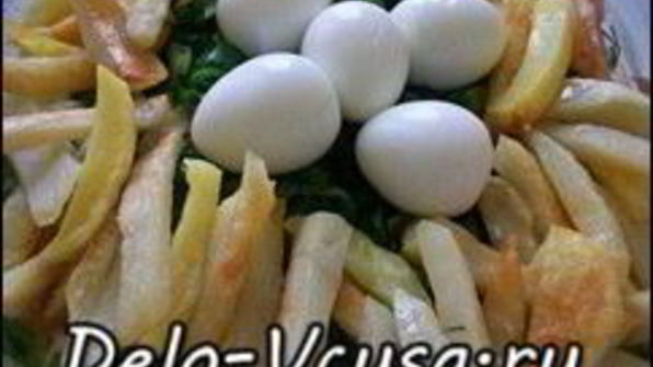 салат гнездо глухаря