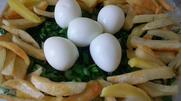 салат гнездо глухаря