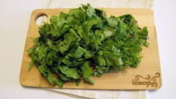 салат из щавеля