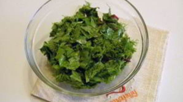 салат из щавеля