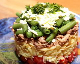Салат из стручковой фасоли