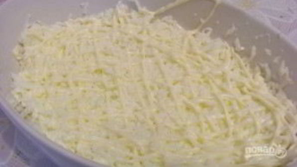 салат крабы в шубе